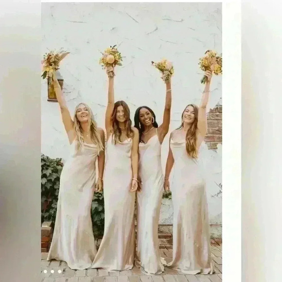 Show me your mumu- Tuscany Slip On Maxi Dress Satin Sz Small - Picture 5 of 10